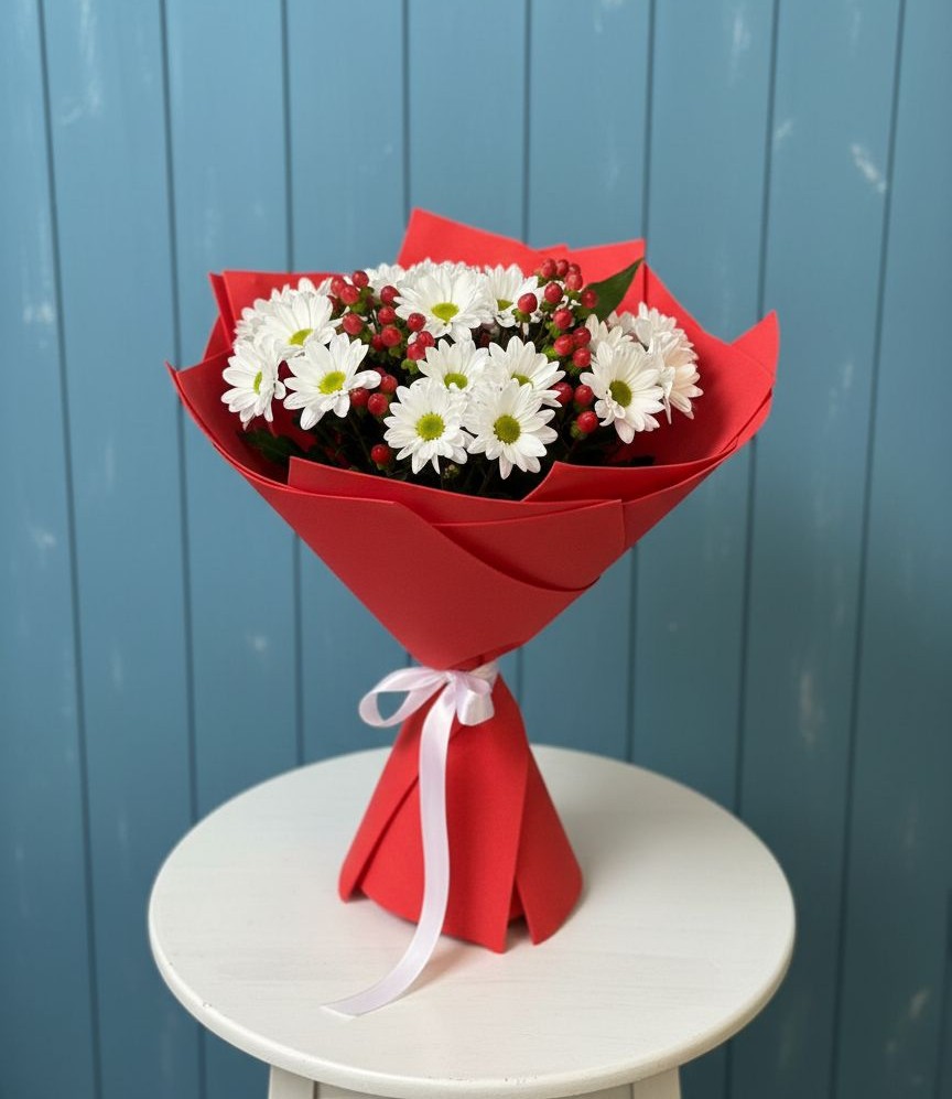 Букет цветов из: Хризантемы в Нартан