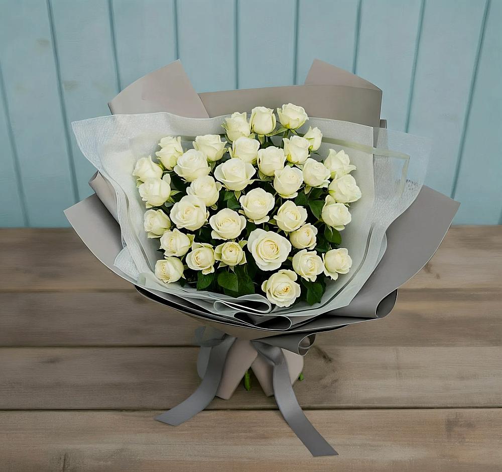 Букет Белоснежная нежность в Нартан