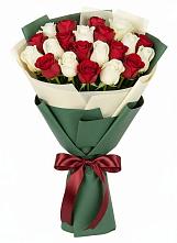 Букет Микс из красных и белых роз #REPLACE_PRED# Нартан