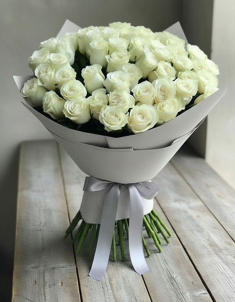Букет 35 Белых роз в Нартан