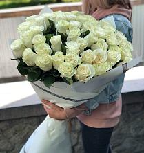 Букет 35 Белых роз #REPLACE_PRED# Нартан