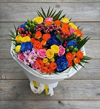 Букет цветов из:  Розы и Хризантемы в Нартан