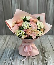 Букет цветов из:  Гвоздики, Розы и Хризантемы в Нартан