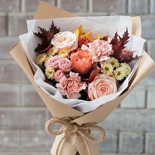 Букет цветов из:  Гвоздики, Хризантемы и Розы #REPLACE_PRED# Нартан