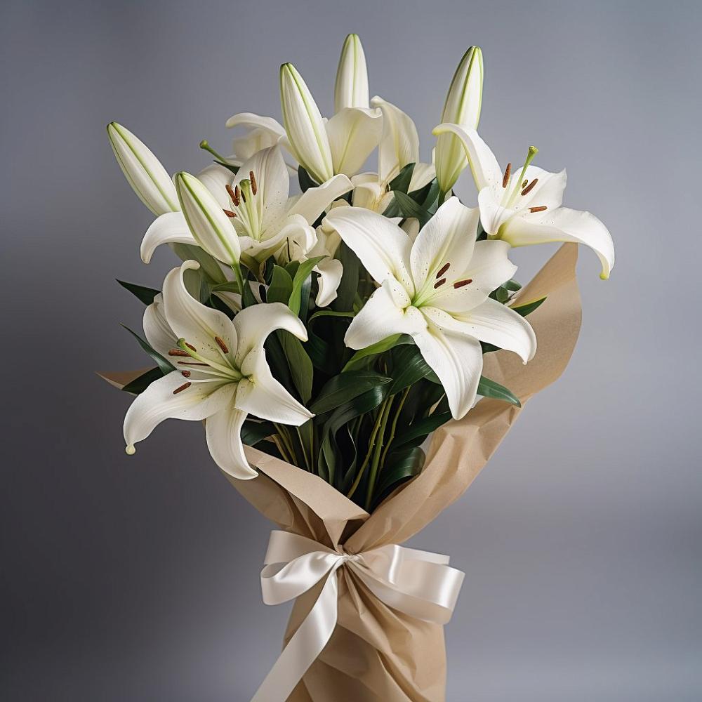 Букет цветов из: Лилии в Нартан