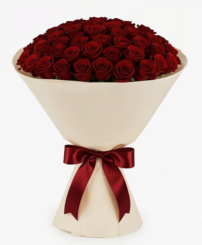 Букет 101 Бордовая роза Блэк Бакарра в Нартан